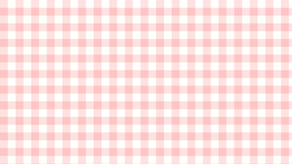 Милые Розовые Шашки Gingham Клетчатый Шашки Обои Иллюстрация Идеально Подходит — стоковый вектор