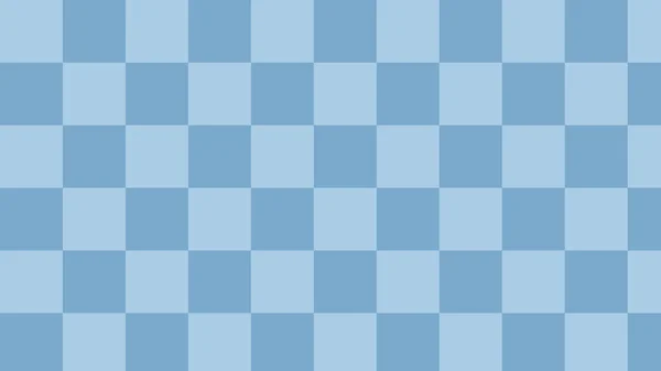 Blue Checkerboard Gingham Aesthetic Checkers Background Illustration Perfect Wallpaper Backdrop — Stock fotografie
