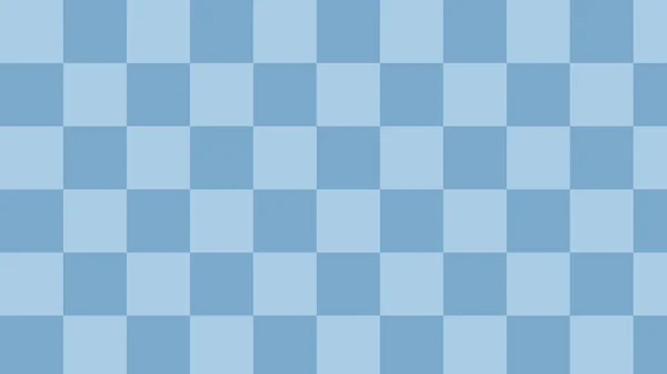 Scacchiera Blu Scacchi Estetici Gingham Sfondo Illustrazione Perfetto Carta Parati — Foto Stock