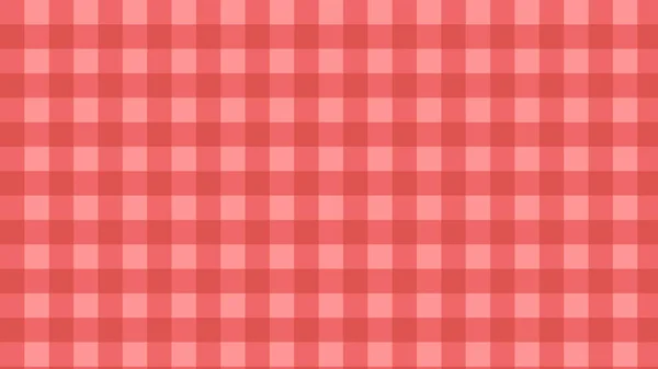 Big Red Gingham Checkerboard Aesthetic Checkers Background Illustration Perfect Wallpaper — Stok Vektör