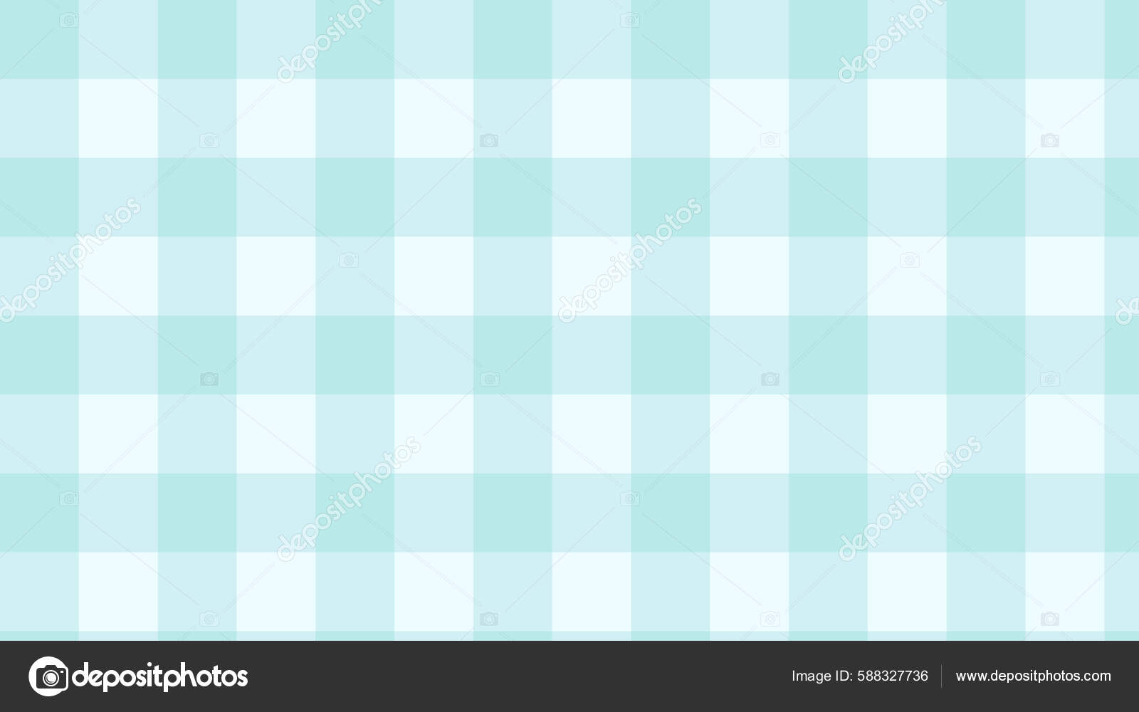 Cute Pastel Green Gingham Checkers Plaid Aesthetic Checkerboard Pattern