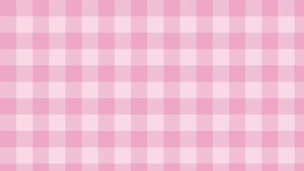 Cute Pastel Pink Gingham Checkers Plaid Aesthetic Checkerboard Pattern Wallpaper — Fotografia de Stock