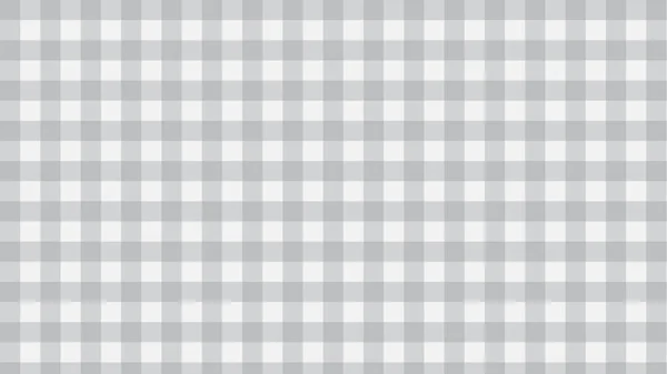 Grey Gingham Checkers Plaid Aesthetic Checkerboard Pattern Wallpaper Illustration Perfect — Vetor de Stock