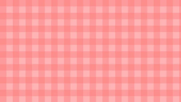 Cute Pink Gingham Checkers Plaid Aesthetic Checkerboard Wallpaper Illustration Perfect — Stock fotografie