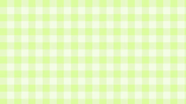 Cute Light Green Gingham Checkers Plaid Aesthetic Checkerboard Wallpaper Illustration — стоковое фото