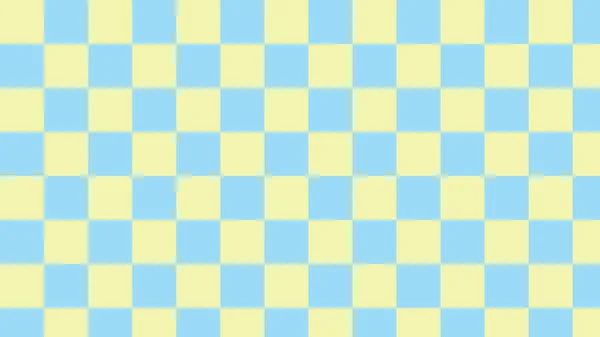 Cute Pastel Blue Yellow Checkers Gingham Plaid Aesthetic Checkerboard Wallpaper — Fotografia de Stock