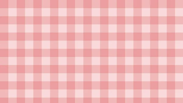 Cute Pink Big Gingham Checkers Plaid Aesthetic Checkerboard Wallpaper Illustration – stockfoto