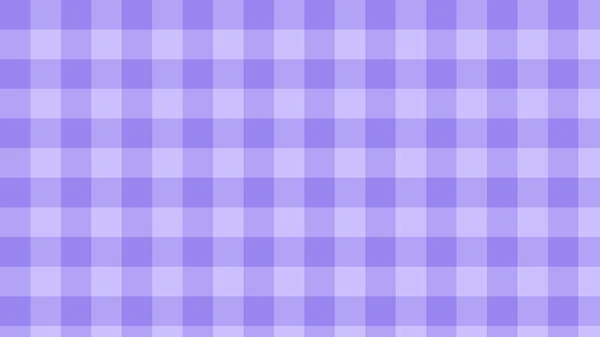 Purple Big Gingham Checkers Plaid Aesthetic Violet Checkerboard Wallpaper Illustration — Stockvector