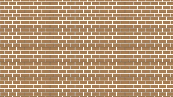 Brown Brick Wall Texture Background Illustration Perfect Wallpaper Backdrop Postcard — ストックベクタ