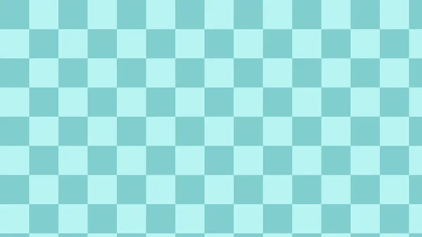 Aesthetic Green Checkers Gingham Plaid Checkered Checkerboard Wallpaper Illustration Perfect — 图库矢量图片