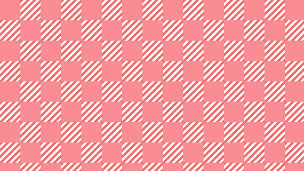 Aesthetic Red Tartan Gingham Plaid Checkers Checkered Pattern Wallpaper Illustration — Stock Photo, Image