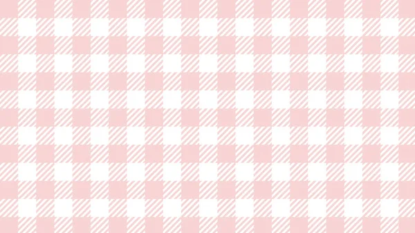 Aesthetic Soft Pastel Pink Tartan Gingham Plaid Checkers Pattern Wallpaper — Foto Stock