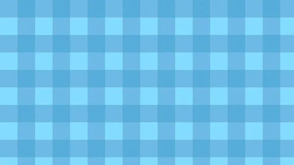 Big Blue Gingham Plaid Checkers Background Illustration Perfect Banner Wallpaper — Stockfoto