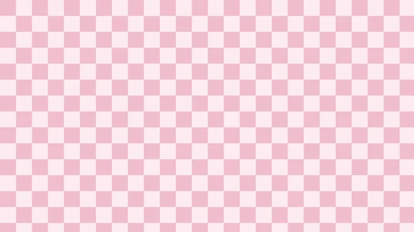 Cute Pastel Pink Small Checkers Gingham Plaid Aesthetic Checkerboard Wallpaper — Foto Stock