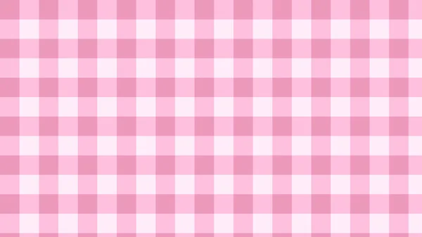 Aesthetic Cute Pastel Pink Gingham Checkers Checkerboard Backdrop Illustration Perfect — Fotografia de Stock