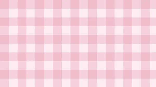 Aesthetic Pastel Pink Gingham Checkers Cute Checkerboard Wallpaper Illustration Perfect — Stock Photo, Image