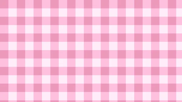 Aesthetic Cute Pastel Pink Gingham Checkers Checkerboard Backdrop Illustration Perfect — Stock Photo, Image