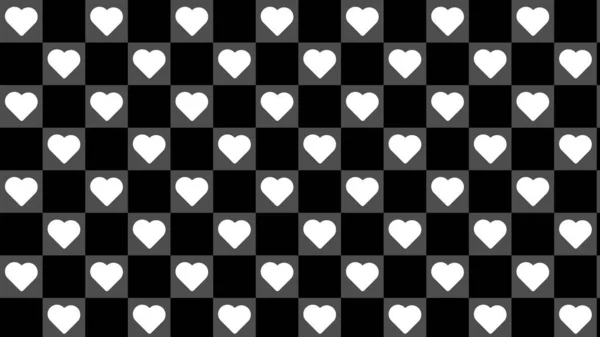 Cute Small Black Checkers Gingham Plaid Checkerboard Cute Little White — Photo