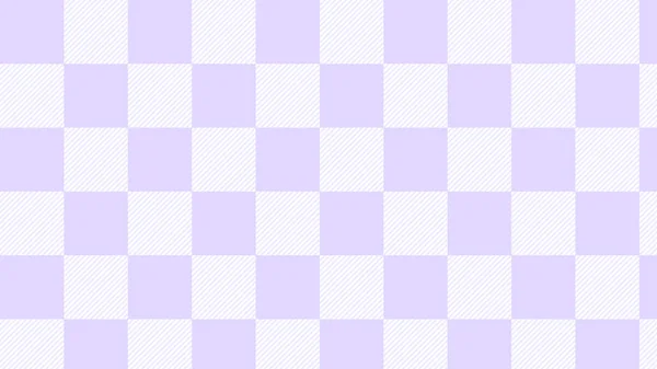 Cute Pastel Purple Tartan Checkers Gingham Plaid Checkerboard Backdrop Illustration — 图库照片