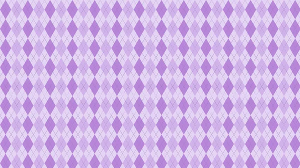 Cute Small Pastel Purple Argyle Tartan Checkers Gingham Plaid Checkerboard — Stockfoto