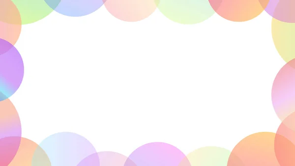 Aesthetic Gradient Circle Text Space Wallpaper Illustration Perfect Wallpaper Backdrop — 图库照片