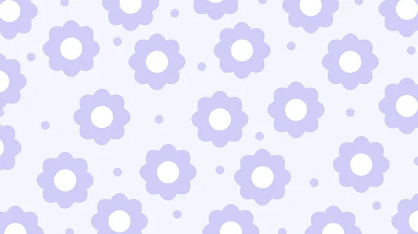Söt Pastell Blomma Bakgrund Illustration Perfekt För Tapet Bakgrund Vykort — Stock vektor