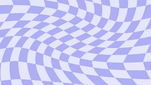 Естетична Абстрактна Пастельна Фіолетова Викривлена Шашка Ілюстрація Шашок Ідеально Підходить — стоковий вектор