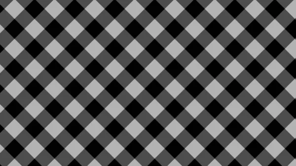 Gingham Diagonal Preto Estético Damas Xadrez Xadrez Wallpaper Ilustração Perfeito — Fotografia de Stock