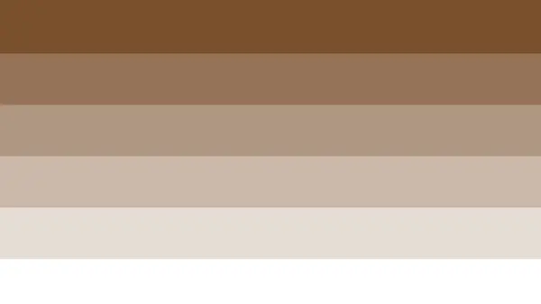 審美的な抽象的な縞模様のグラデーション茶色のフレームの壁紙のイラスト 背景に最適です はがき バナー — ストックベクタ