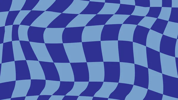 Azul Estético Distorcido Quadriculado Damas Tartan Wallpaper Ilustração Perfeito Para — Fotografia de Stock