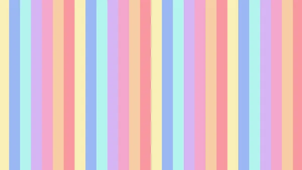 Aesthetic Pastel Multi Color Striped Line Backdrop Illustration Perfect Backdrop — Stock Vector