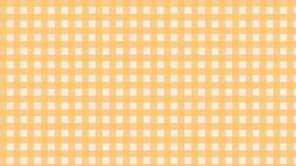 Esthétique Petit Gingham Jaune Rétro Damier Damier Plaid Papier Peint — Photo