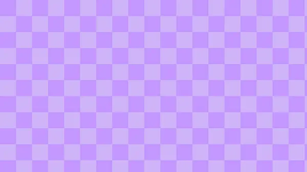 Aesthetic Retro Purple Checkerboard Gingham Checkers Plaid Checkered Wallpaper Perfect — Stock Photo, Image
