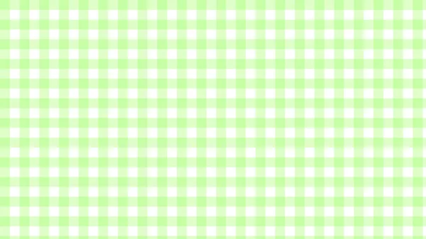 Aesthetic Retro Small Pastel Green Gingham Checkerboard Checker Plaid Checkered — Stock Photo, Image