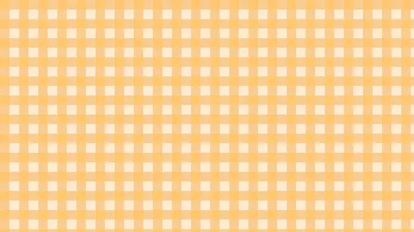 Estetická Retro Malá Žlutá Gingham Šachovnice Šachovnice Kostkovaná Kostkovaná Tapeta — Stockový vektor