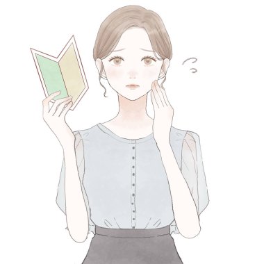 İhtiyacı olan çaylak kadın. Beyaz arkaplanda.