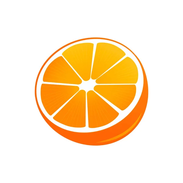 Orangefarbenes Symbol Vektor — Stockvektor