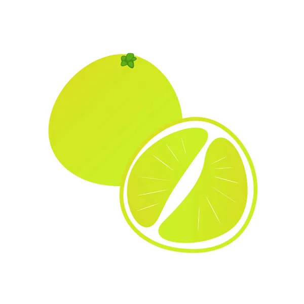 Une Icône Pomelo Dans Vecteur — Image vectorielle