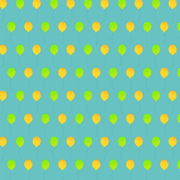 Бесшовный Узор Жёлтыми Светло Зелёными Шариками Векторная Иллюстрация Eps — стоковый вектор