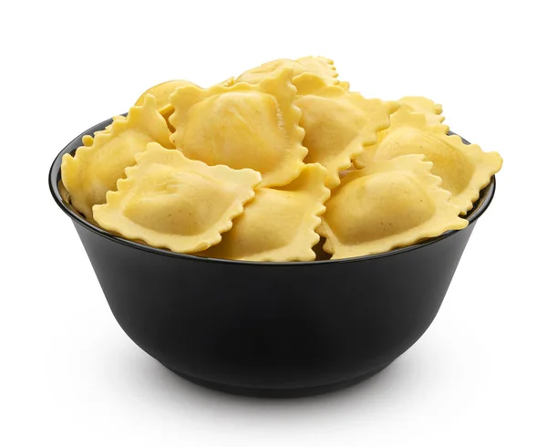 Ravioli pasta isolerad på vit bakgrund — Stockfoto