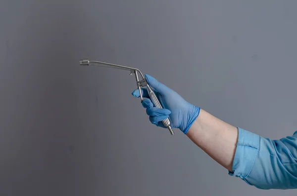 Πρωκτολογικά Εργαλεία Για Την Εξέταση Του Ασθενούς Στα Χέρια Του — Φωτογραφία Αρχείου
