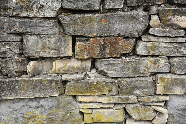 Divoká Kamenná Zeď Pozadí Starý Hrad Hrubý Kámen Zeď Textura — Stock fotografie