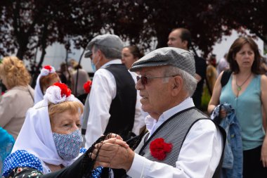 Madrid, İspanya; 15 Mayıs 2022: Geleneksel Madrilenian 