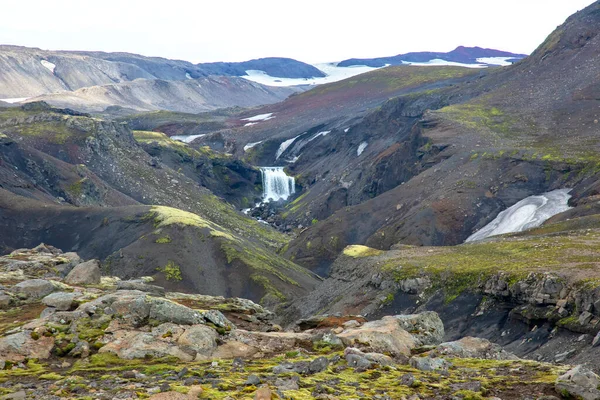 스코다 아이슬란드 여행을 자연과 — 스톡 사진
