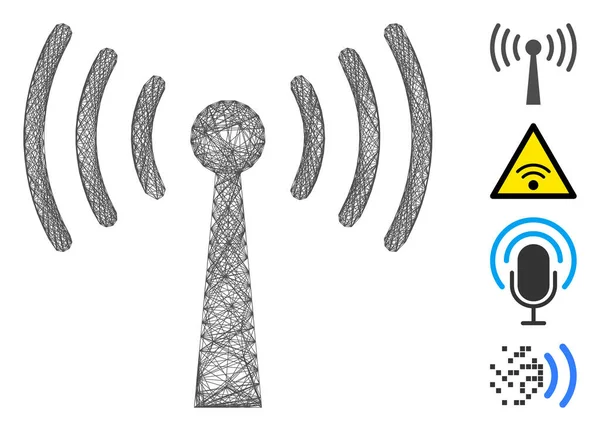 Net Wi-Fi İstasyon Vektör Ağı