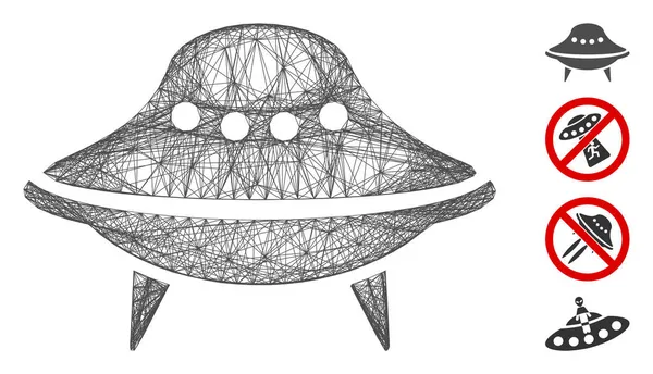 Ağ Uzay Gemisi Vektör Ağı