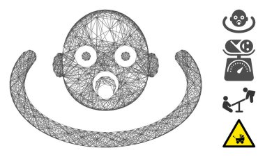 Ağ Bebek Ortamı Vektör Ağı