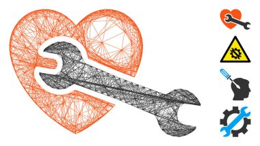 Ağ Kalbi Cerrahi Vektör Ağı