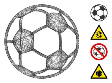 Doğrusal Futbol Topu Vektör Ağı