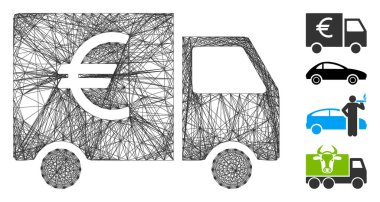 Doğrusal Euro Otomobil Vektör Ağı